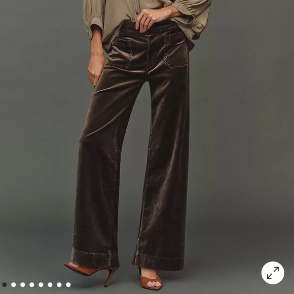 Maeve Pants - The Colette Full-Length Velvet Pants by Maeve
